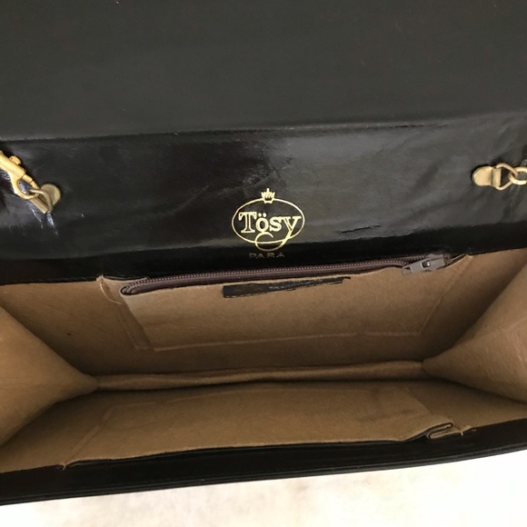 Leather black bag. - Picture 3 of 5